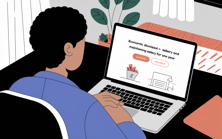 licenciement-economique-maintien-salaire-droits